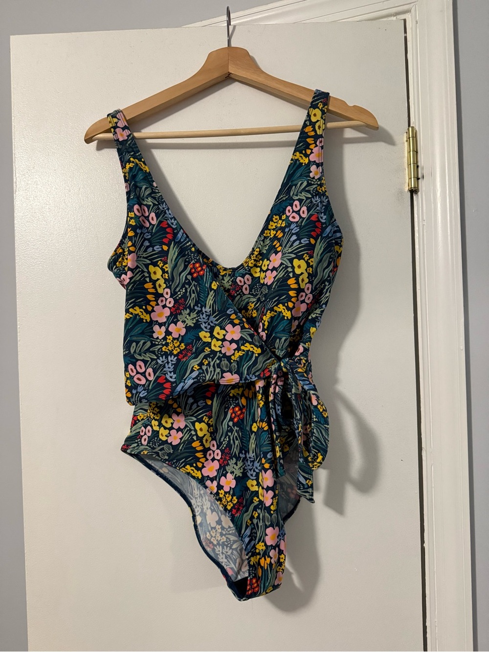 Summersalt One-Piece Wrap Swimsuit - Floral (Rifle Paper Collab)
